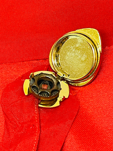 Rhinestone Heart Button Cover